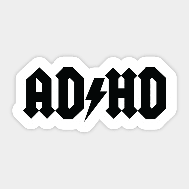 AD/HD Sticker by DubyaTee